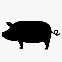 260x260 Pig Silhouette, Pig Clipart, Animal Clipart, Animal Sketch Png And - Pig Sketch
