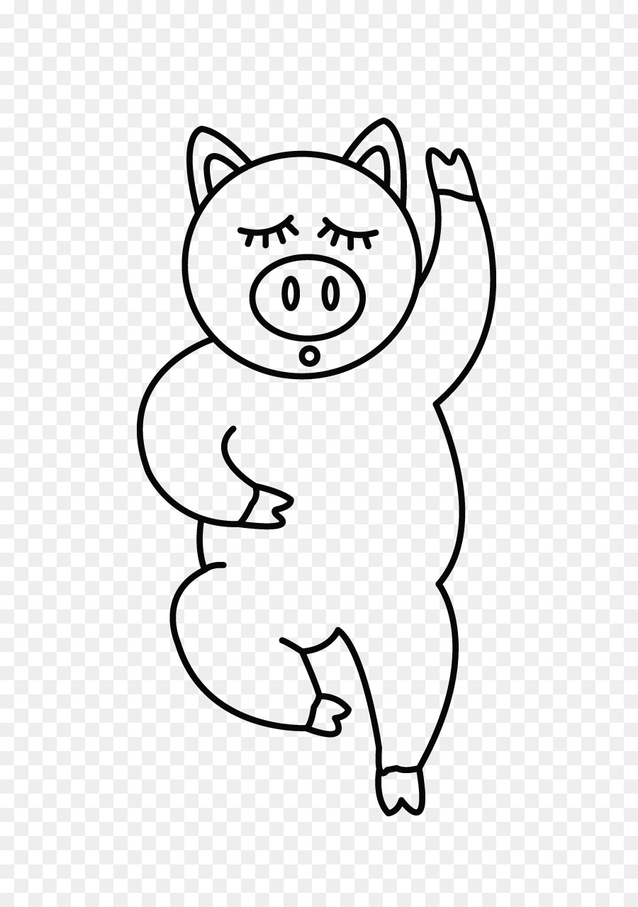 900x1280 Porky Pig Piglet Drawing Daffy Duck - Pig Sketch