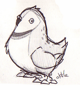 318x360 Pigeon Sketch People Need To Stop Being So Mean To - Pigeon Sketch
