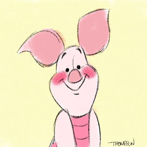 500x500 Piglet Sketch By - Piglet Sketch