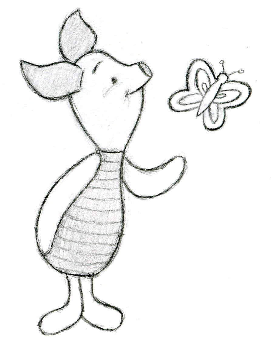 893x1137 Piglet Sketch Ra Projects, Decor Amp More! In 2018 - Piglet Sketch