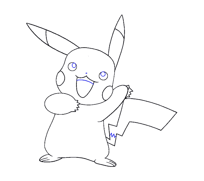 678x600 How To Draw A Pikachu Easy Drawing Guides - Pikachu Sketch