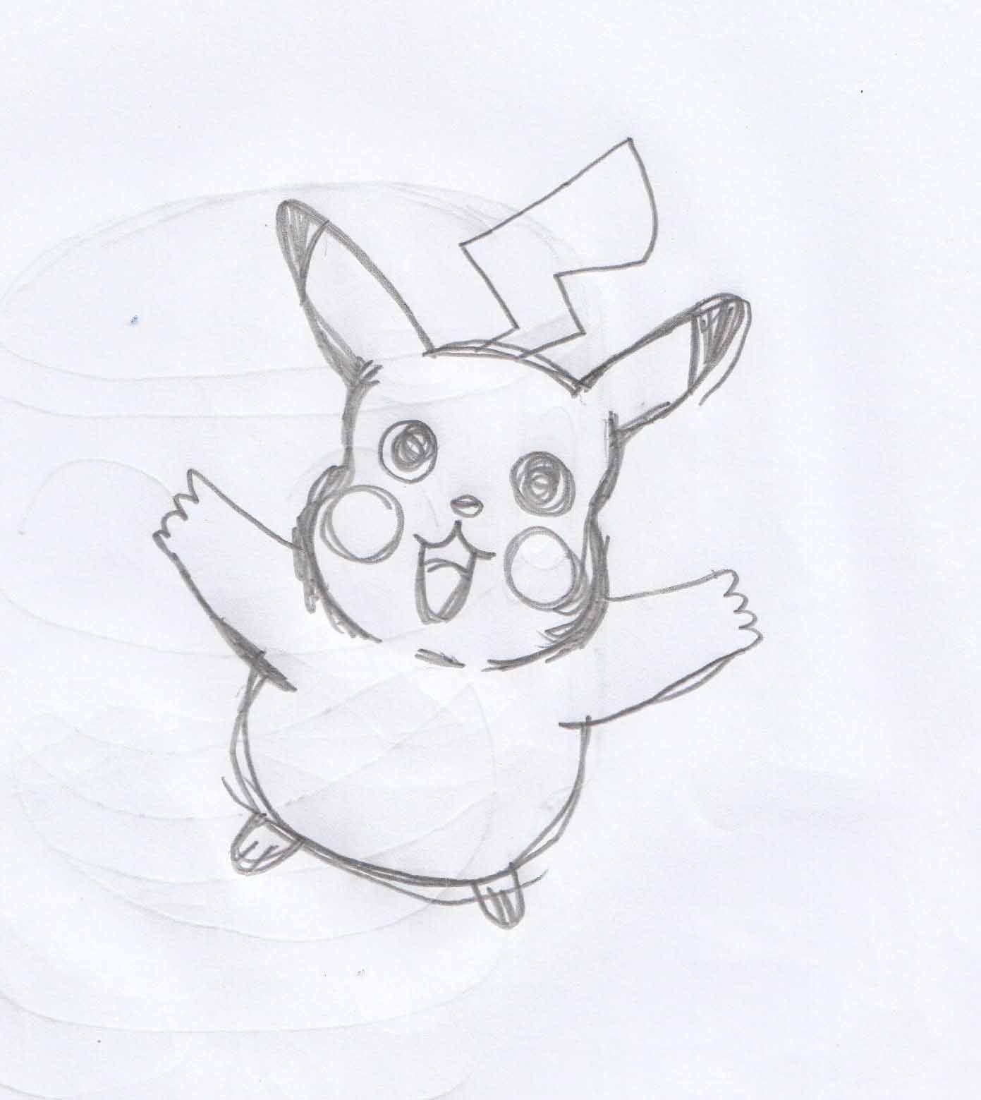 Pikachu Sketch at PaintingValley.com | Explore collection of Pikachu Sketch