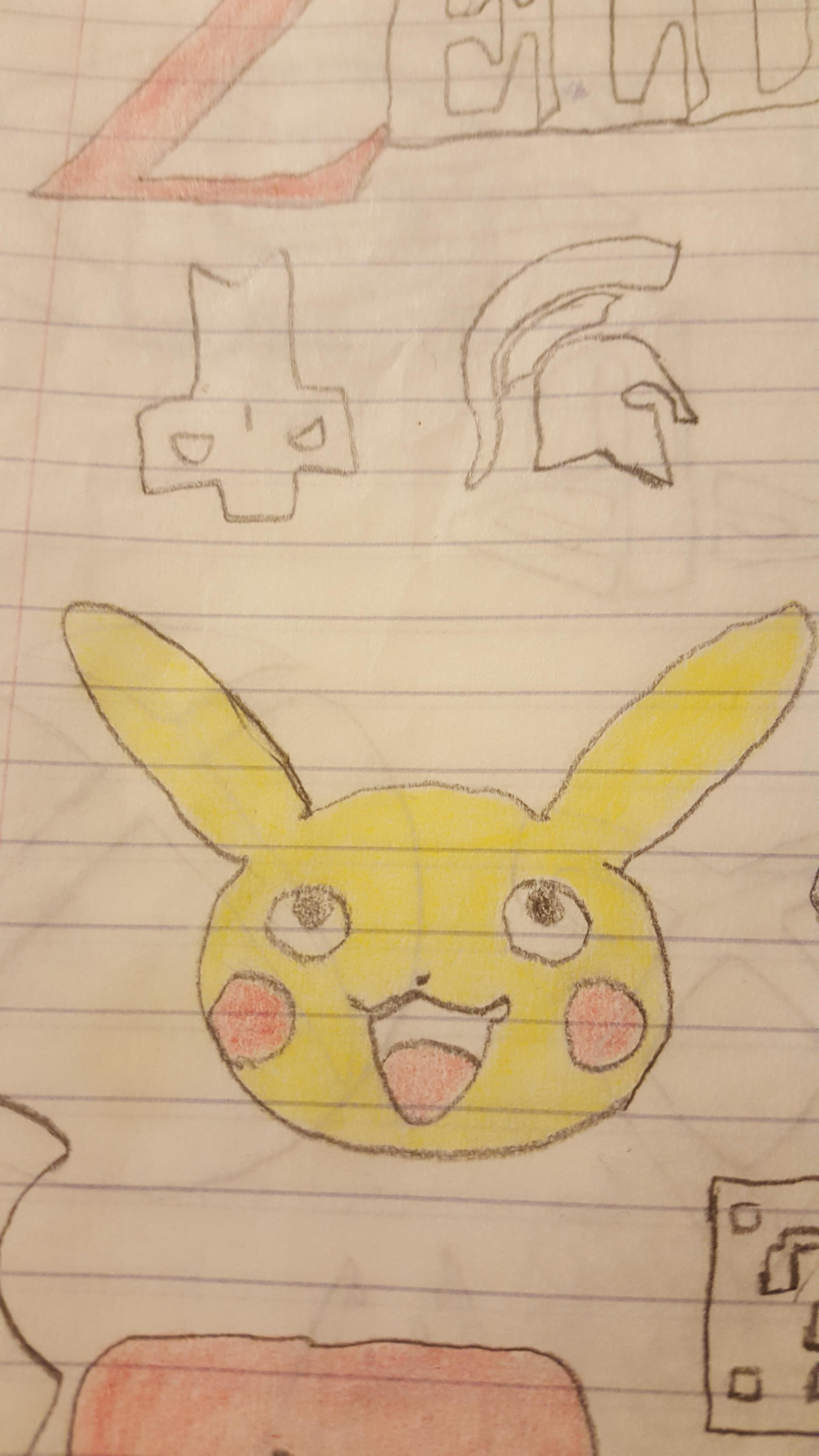 2988x5312 Pikachu Sketch - Pikachu Sketch