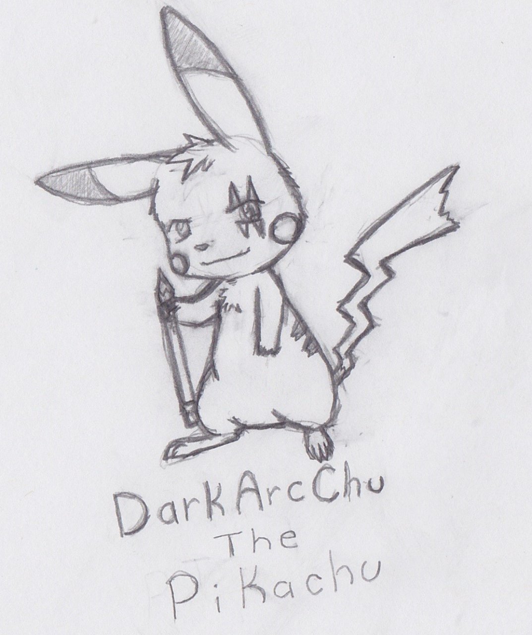 1073x1280 Darkarcchu The Pikachu Sketch By Darkarcwolf - Pikachu Sketch