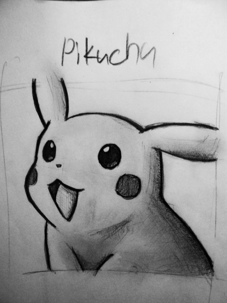 768x1024 Pikachu Sketch Pokemon By Jessie Katcat - Pikachu Sketch Drawing