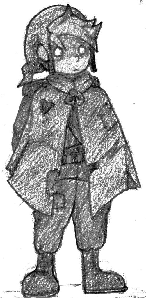 502x1021 The Pilgrim (Sketch) By Silas Ebanks - Pilgrim Sketch