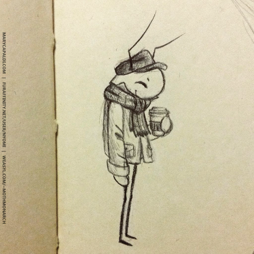 512x512 Jan 2016 - Pill Bug Sketch