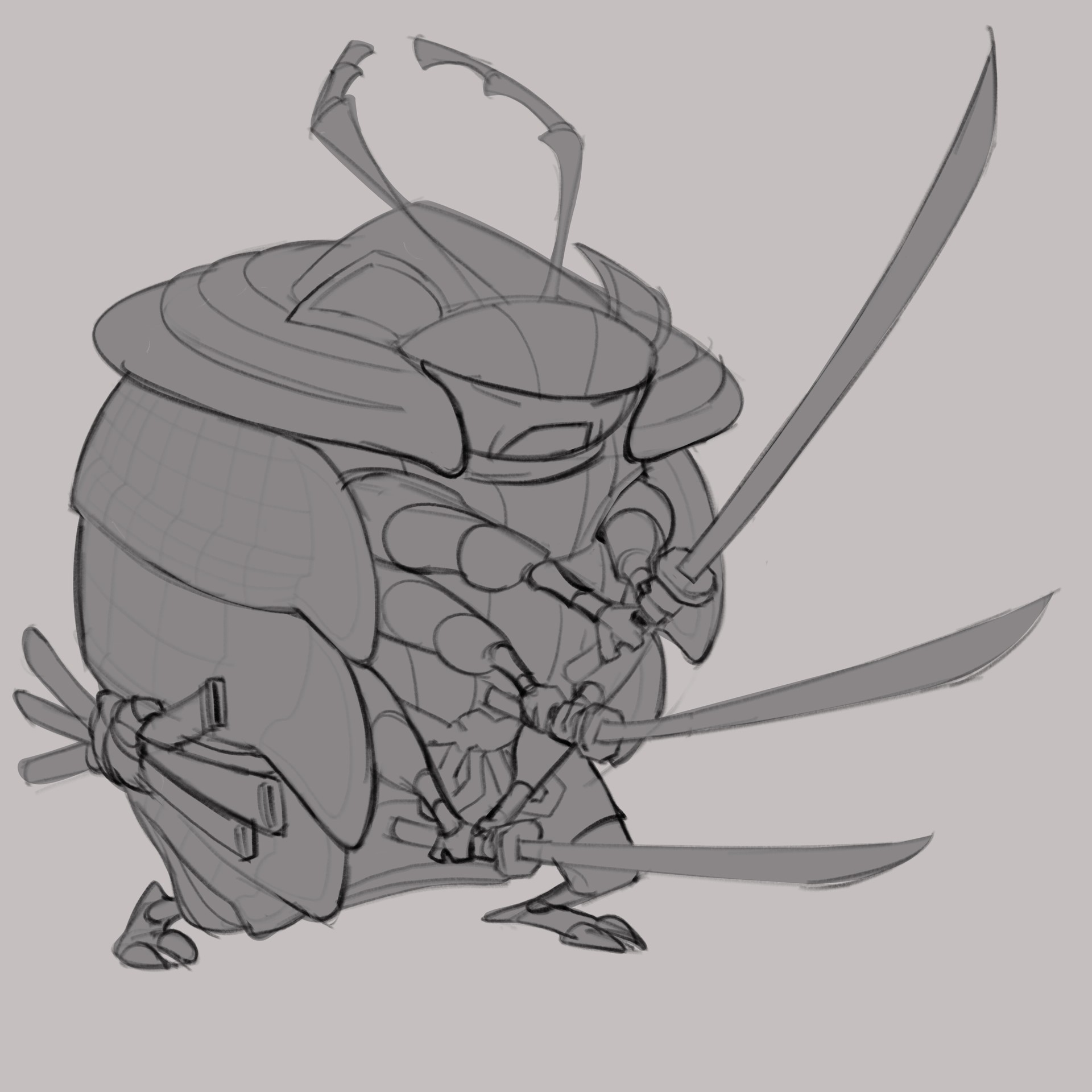 1920x1920 Vince Serrano - Pill Bug Sketch