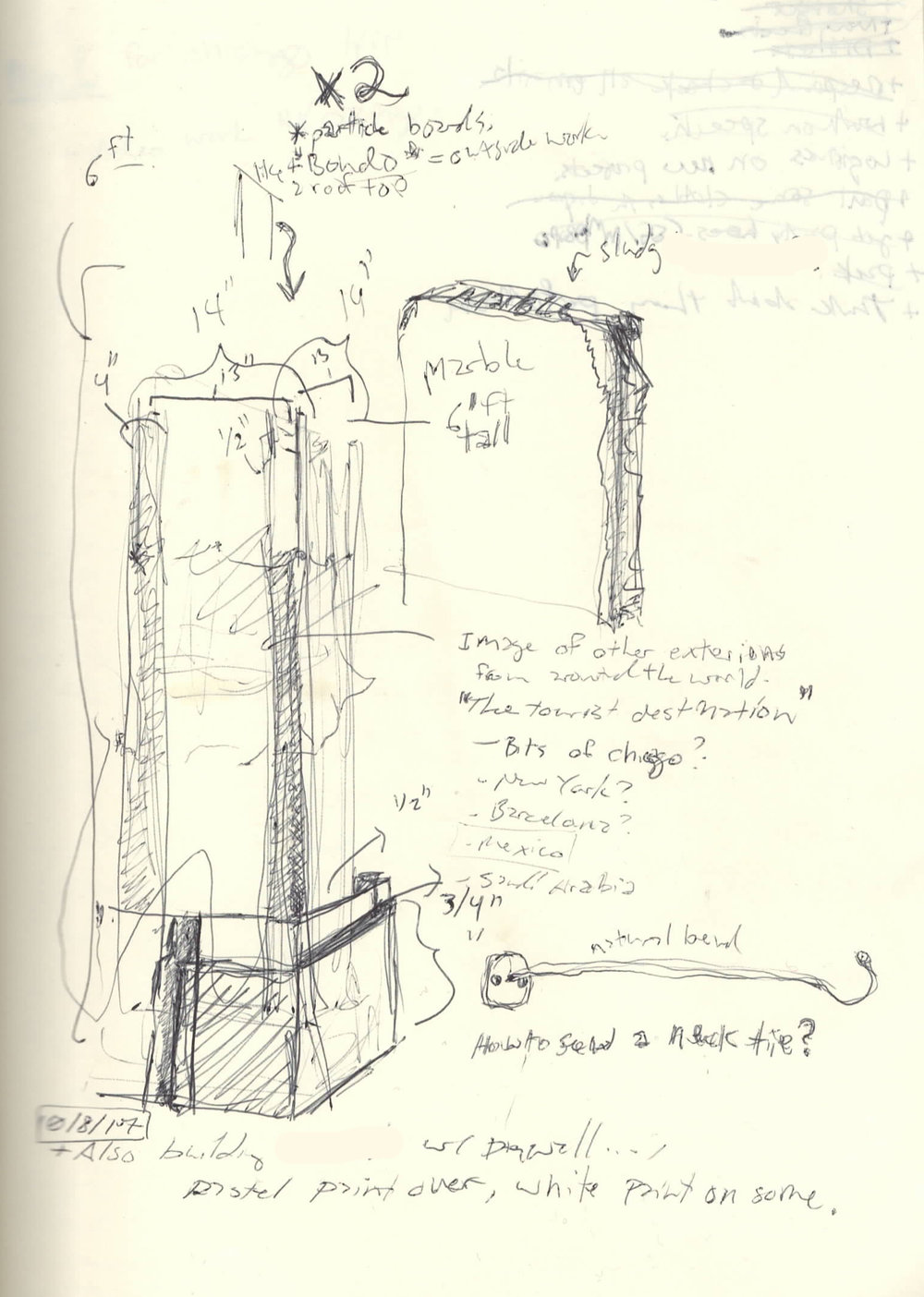 1000x1404 Sketch And Computation (2017 Present) Nancy Sayavong - Pillar Sketch