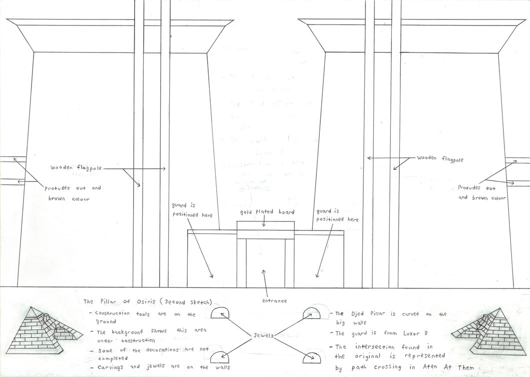1059x754 The Pillar Of Osiris (Second Sketch) By Top Agent Pgg Jr - Pillar Sketch