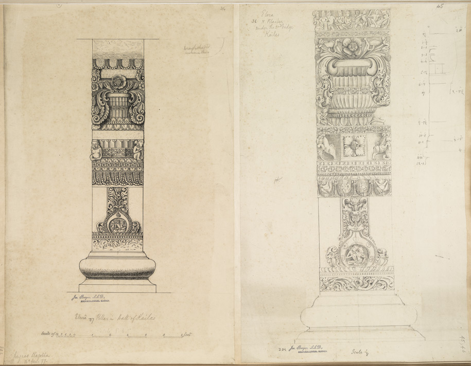 915x712 Of Sculptures And Pillar Artworks - Pillar Sketch