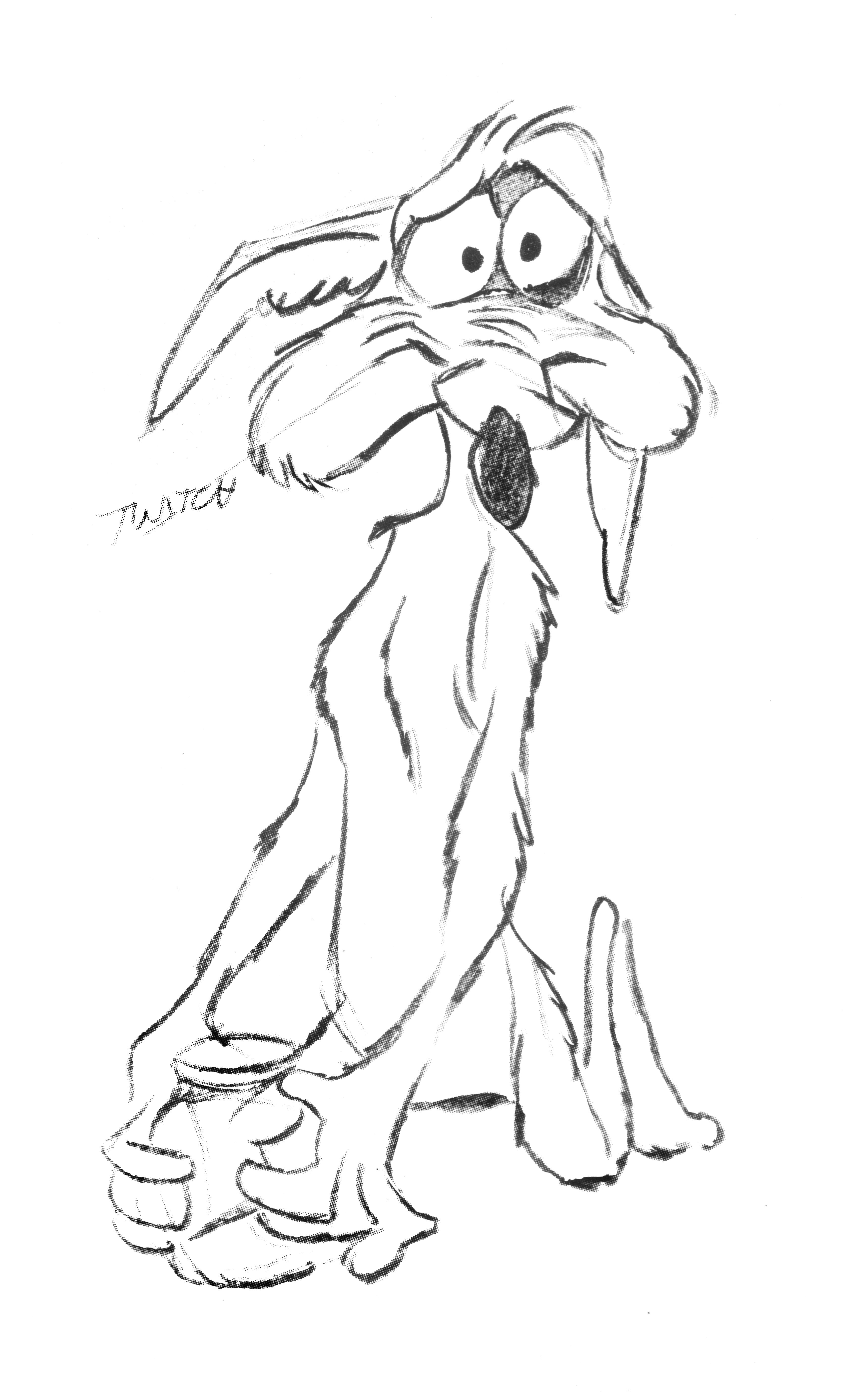 3436x5516 Chuck Jones Sketch - Pills Sketch