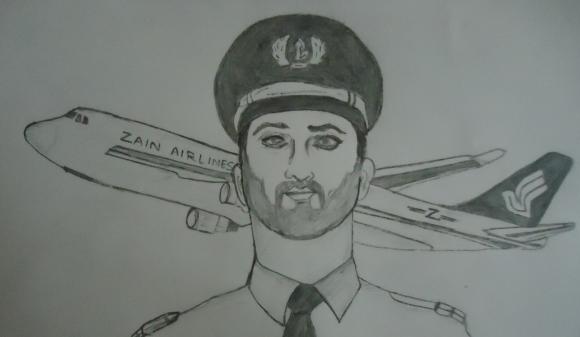 580x337 Pencil Sketches Amp Painting - Pilot Sketch