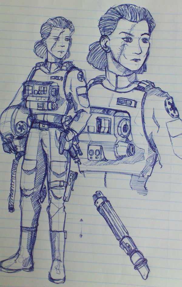 600x943 Tie Pilot Sketch 2 By Handofmanos - Pilot Sketch