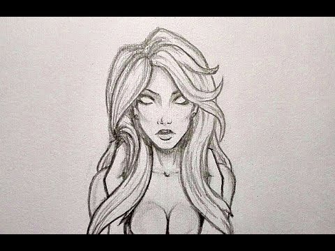 480x360 How To Draw A Pretty Pinup Girl - Pin Up Sketch