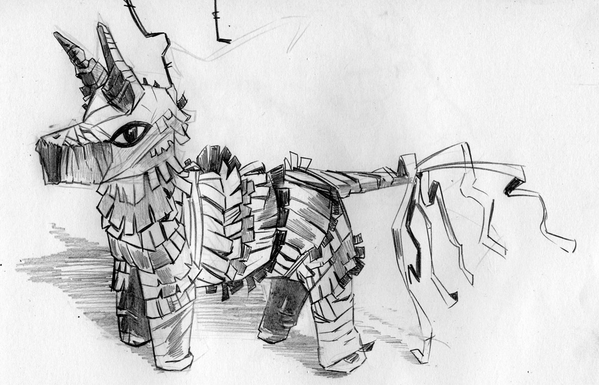 1200x772 November 2007 Inaneperea - Pinata Sketch
