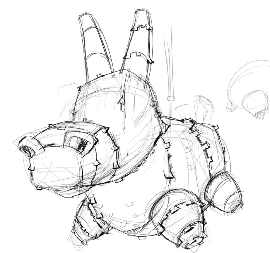 922x867 Pinata Sketch By Huskyanimator - Pinata Sketch