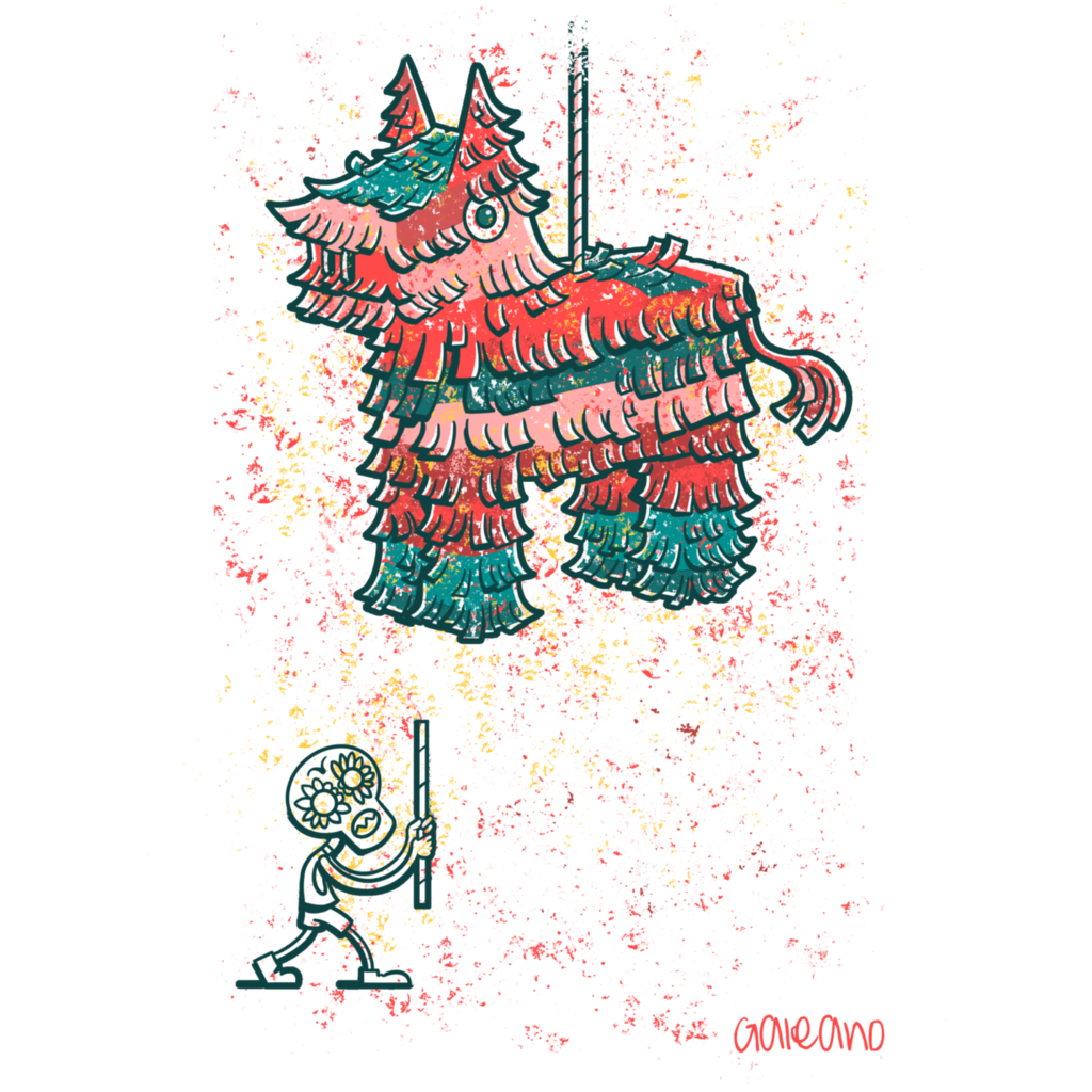 1024x1024 For Him By Galeano - Pinata Sketch