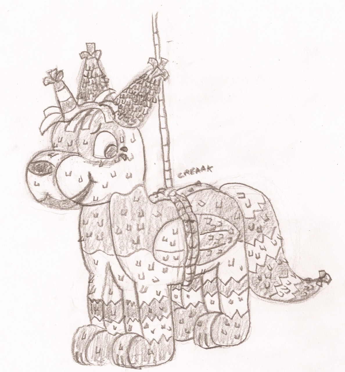 1188x1280 Skycharger Pinata By Krysto2012 - Pinata Sketch