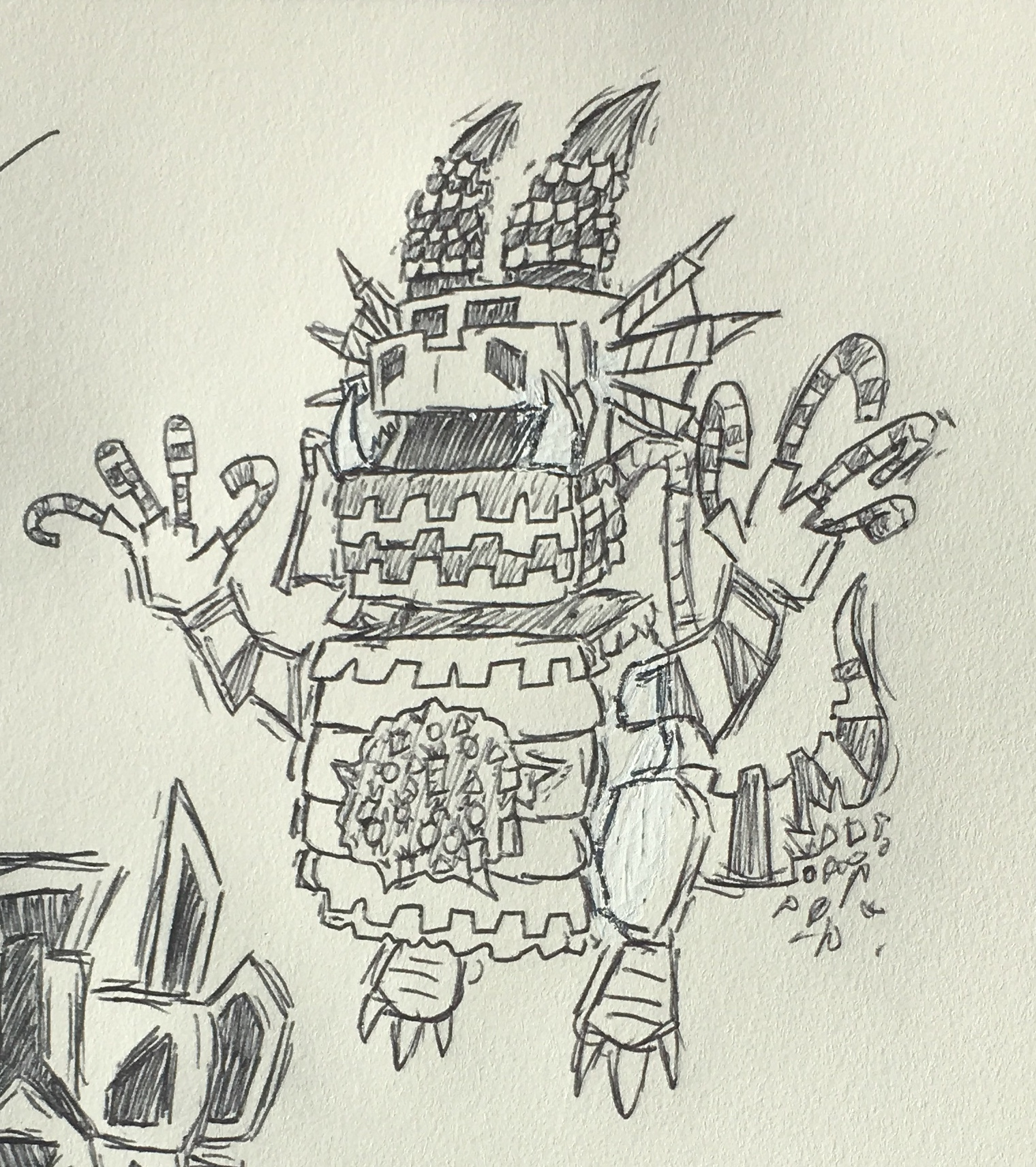 1520x1711 Sweet Tooth Ferno Skin! Dungeon Boss - Pinata Sketch