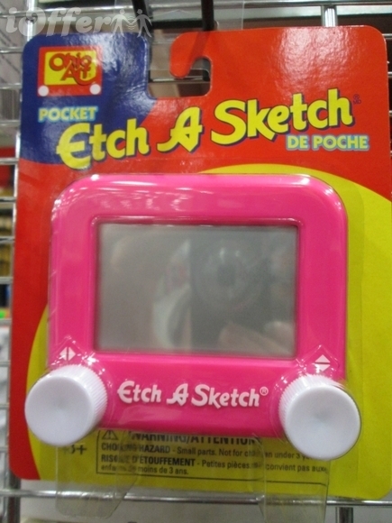 435x580 Etch A Sketch Kid Children Pocketdrawer Pink Vq1108tctt For Sale - Pink Etch A Sketch