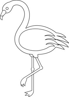 236x333 Pictures Flamingo Drawing Template, - Pink Flamingo Sketch
