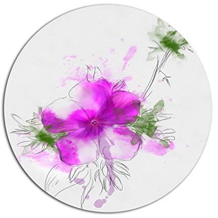 Pink Flower Sketch at PaintingValley.com | Explore collection of Pink ...