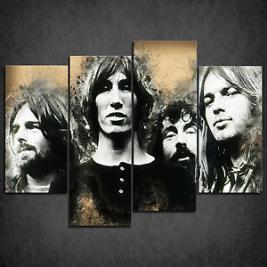 300x300 Pink Floyd Music Band Sketch Cascade Canvas Print Wall Art Picture - Pink Floyd Sketch
