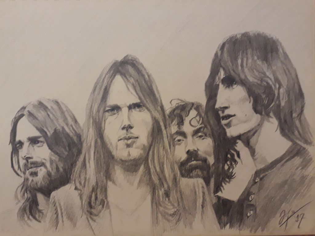 1024x768 Pink Floyd Lisandro Torres - Pink Floyd Sketch