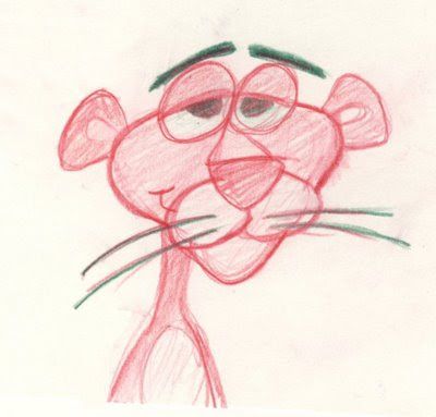 400x383 Pink Panther Sketch Relay Ideas Pink Panthers - Pink Panther Sketch