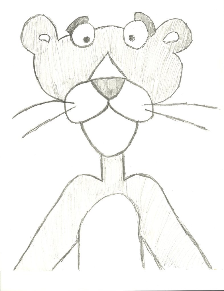 786x1017 Pink Panther By Imnotprolific - Pink Panther Sketch