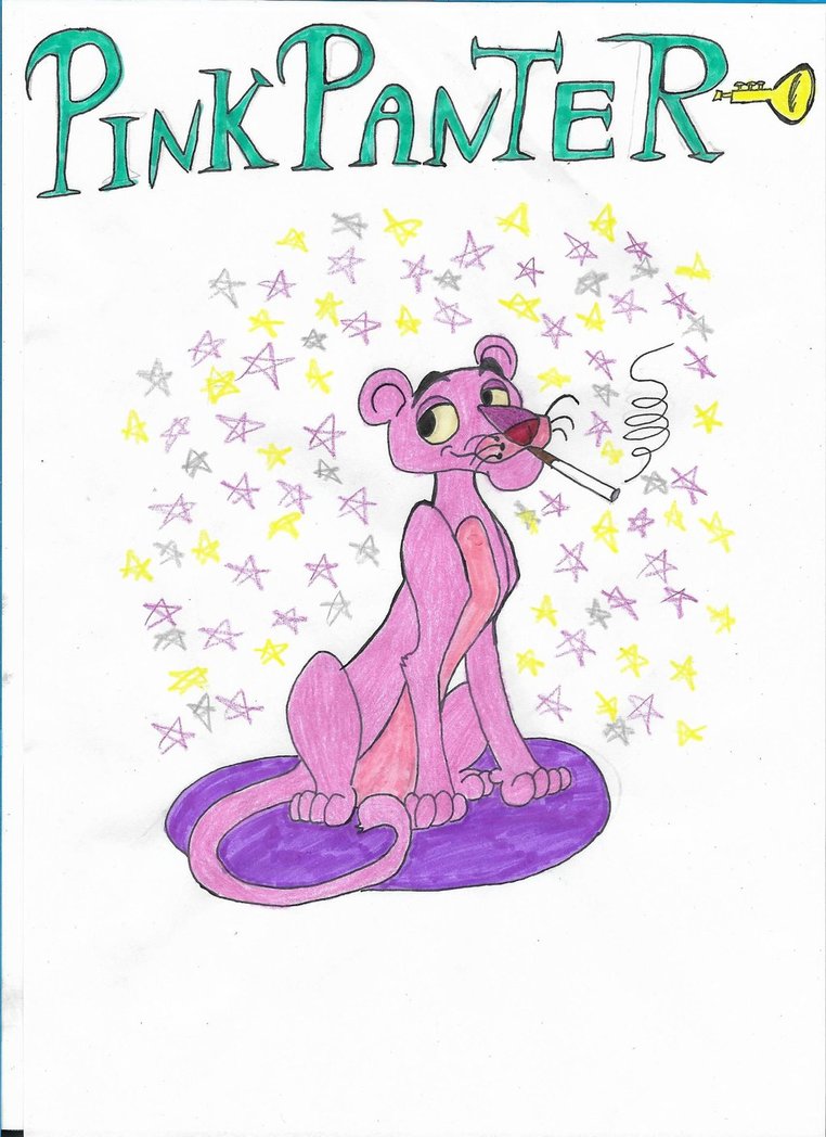 762x1048 Pink Panther Sketch. By The Red Devils - Pink Panther Sketch