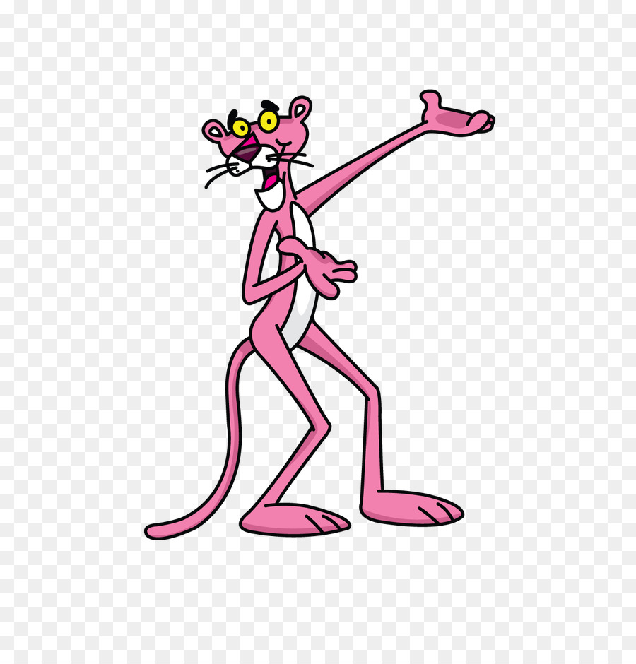 900x940 The Pink Panther Drawing Painting Sketch - Pink Panther Sketch