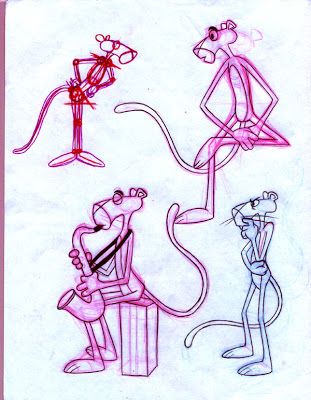 311x400 Heather Leach Artdump The Pink Panther - Pink Panther Sketch