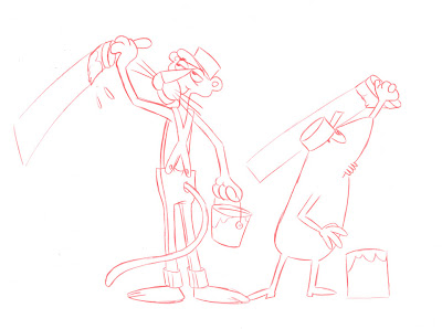 400x298 Jaco Van Der Sterren Pink Panther Sketch Cn Uk - Pink Panther Sketch