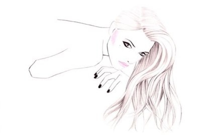 400x268 Art, Drawing, Model, Pink, Sketch - Pink Sketch
