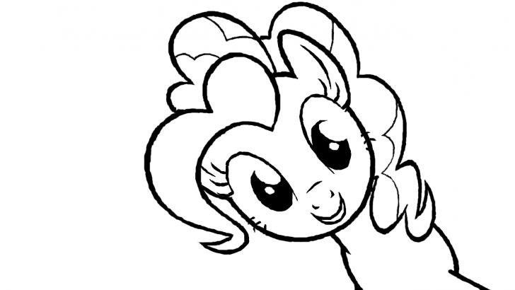 728x410 Pinkie Pie Sketch Chrome Theme - Pinkie Pie Sketch