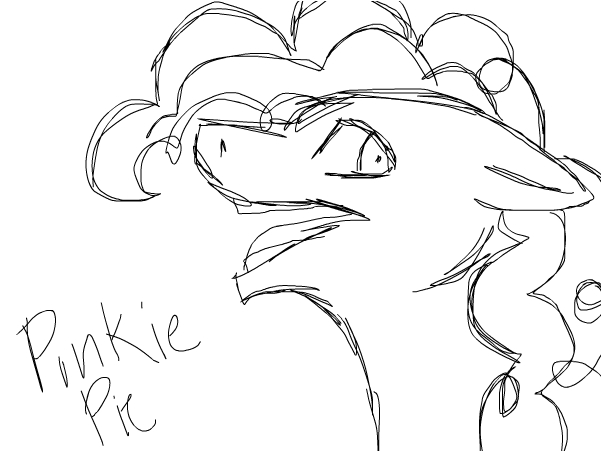 602x452 Pinkie Pie Sketch - Pinkie Pie Sketch