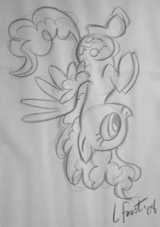 225x320 Equestria Daily - Pinkie Pie Sketch