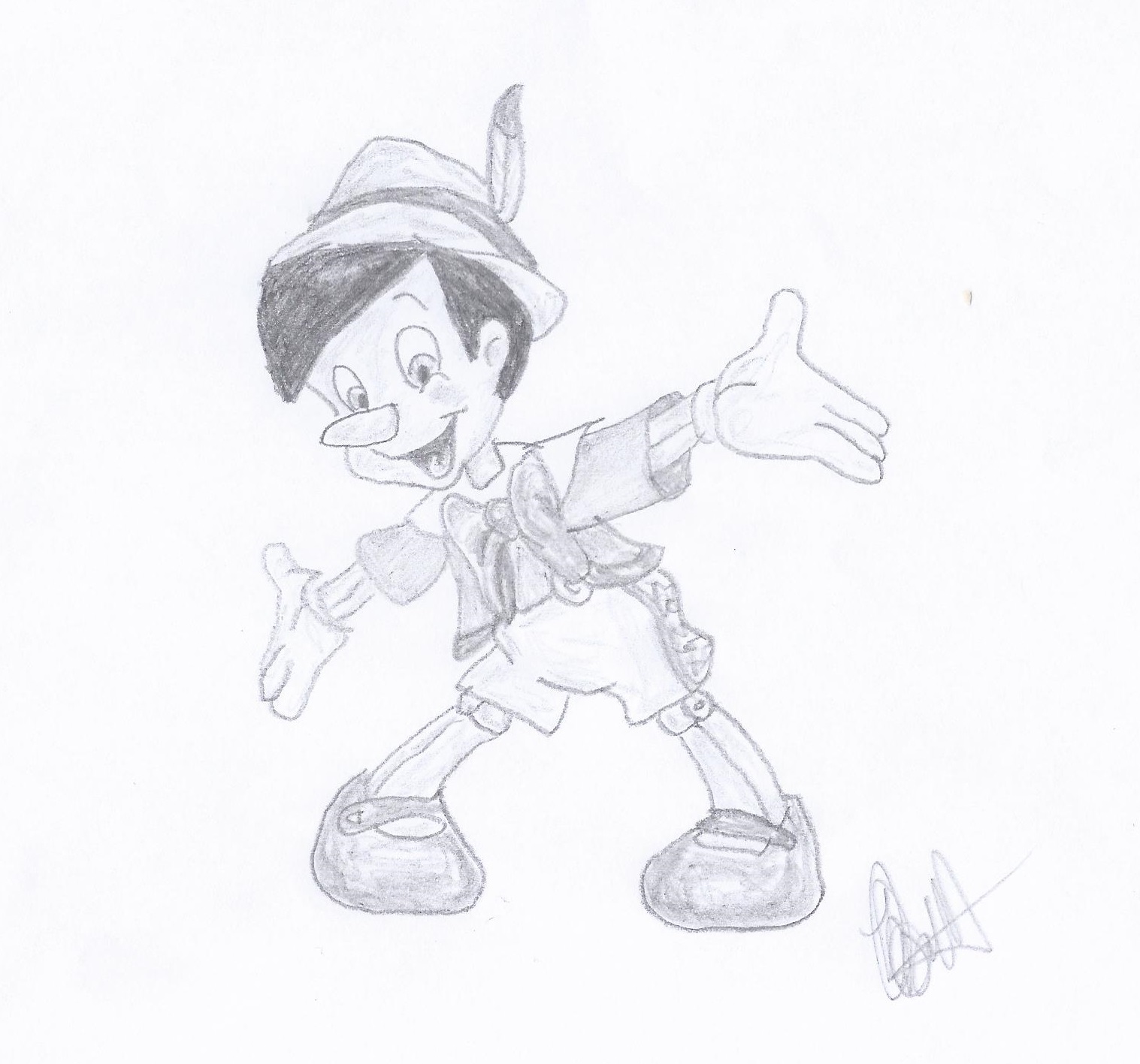 1517x1417 Jo Linsdell Disney Illustration Study Pinocchio - Pinocchio Sketch