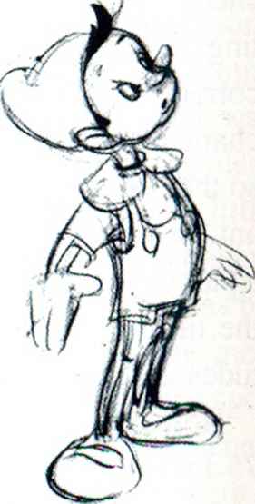 281x555 Pinocchio - Pinocchio Sketch