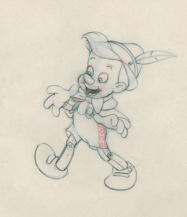 640x745 Pinocchio Gif On Gifer - Pinocchio Sketch