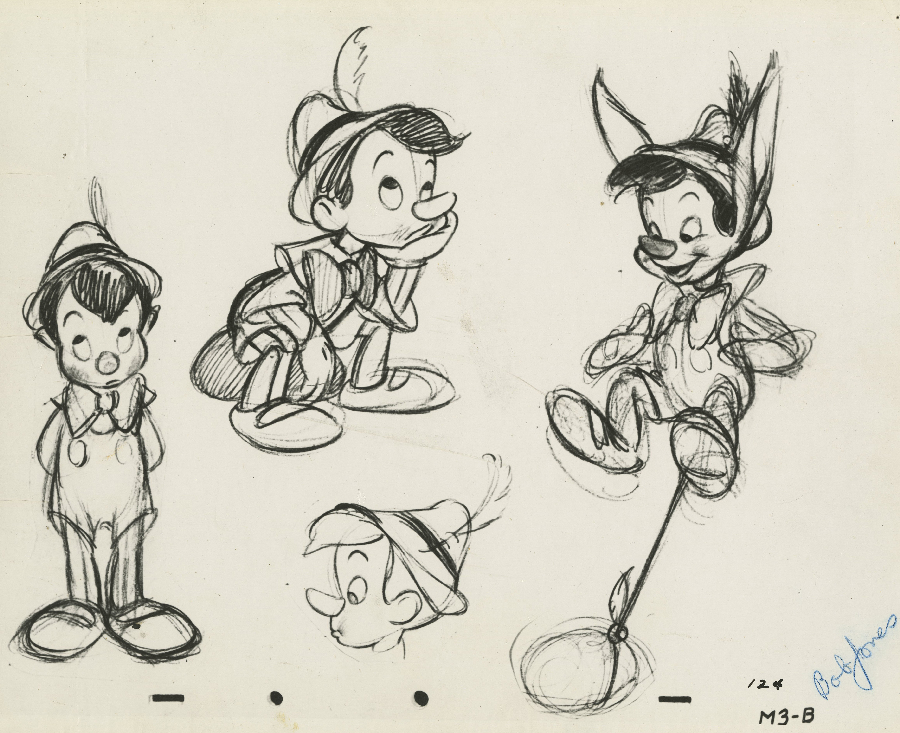 900x733 Pinocchio Model Sheet - Pinocchio Sketch