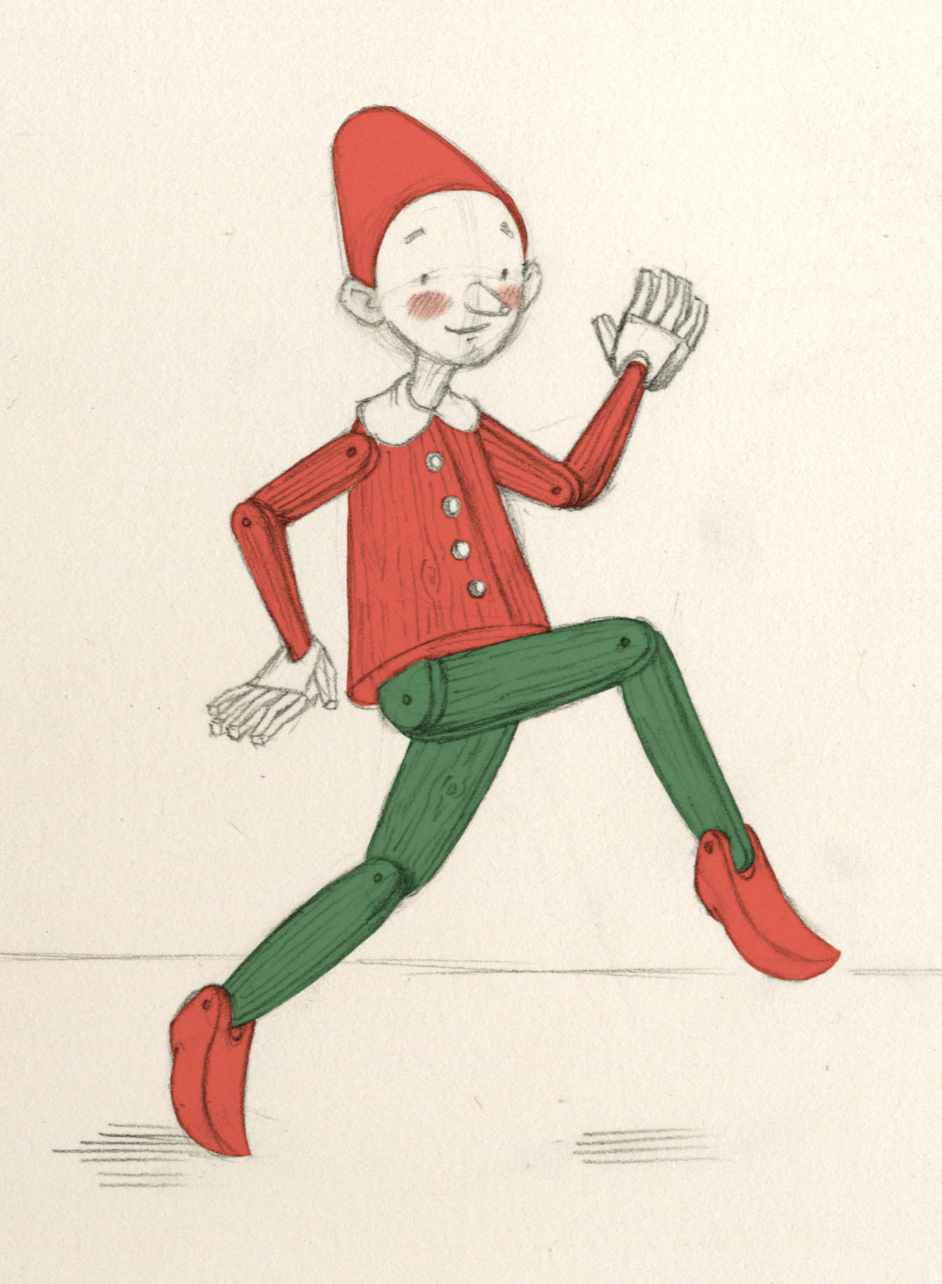 1347x1836 Pinocchio Sketch By Brooke Between The End Pages - Pinocchio Sketch