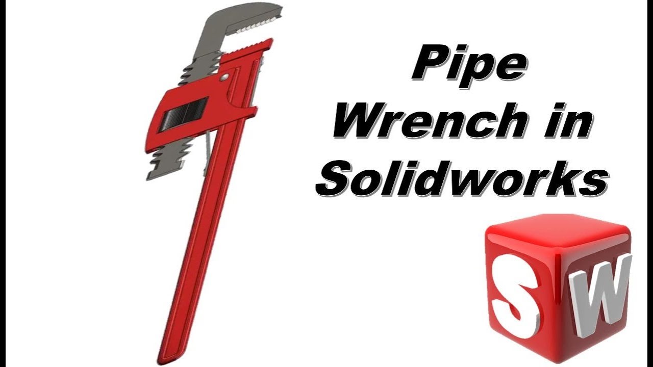 1280x720 Solidworks Tutorial Sketch Pipe Wrench In Solidworks - Pipe Wrench Sketch