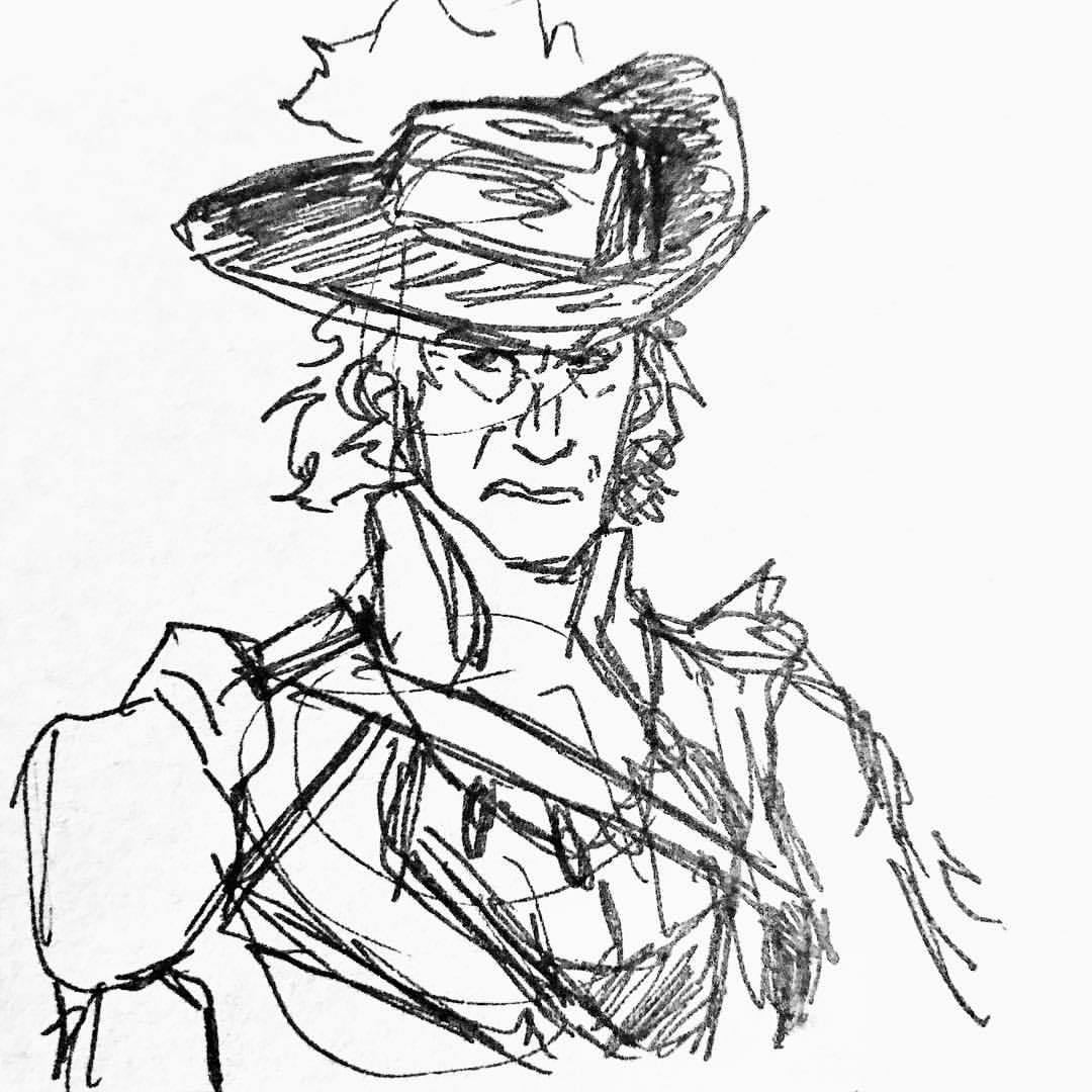 1080x1080 Ramblings Of A Storyteller Day 67 - Pirate Hat Sketch