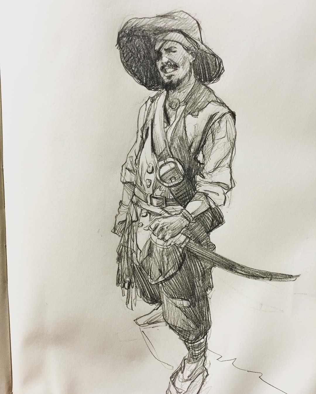 1080x1349 Pirate Sketch - Pirate Sketch