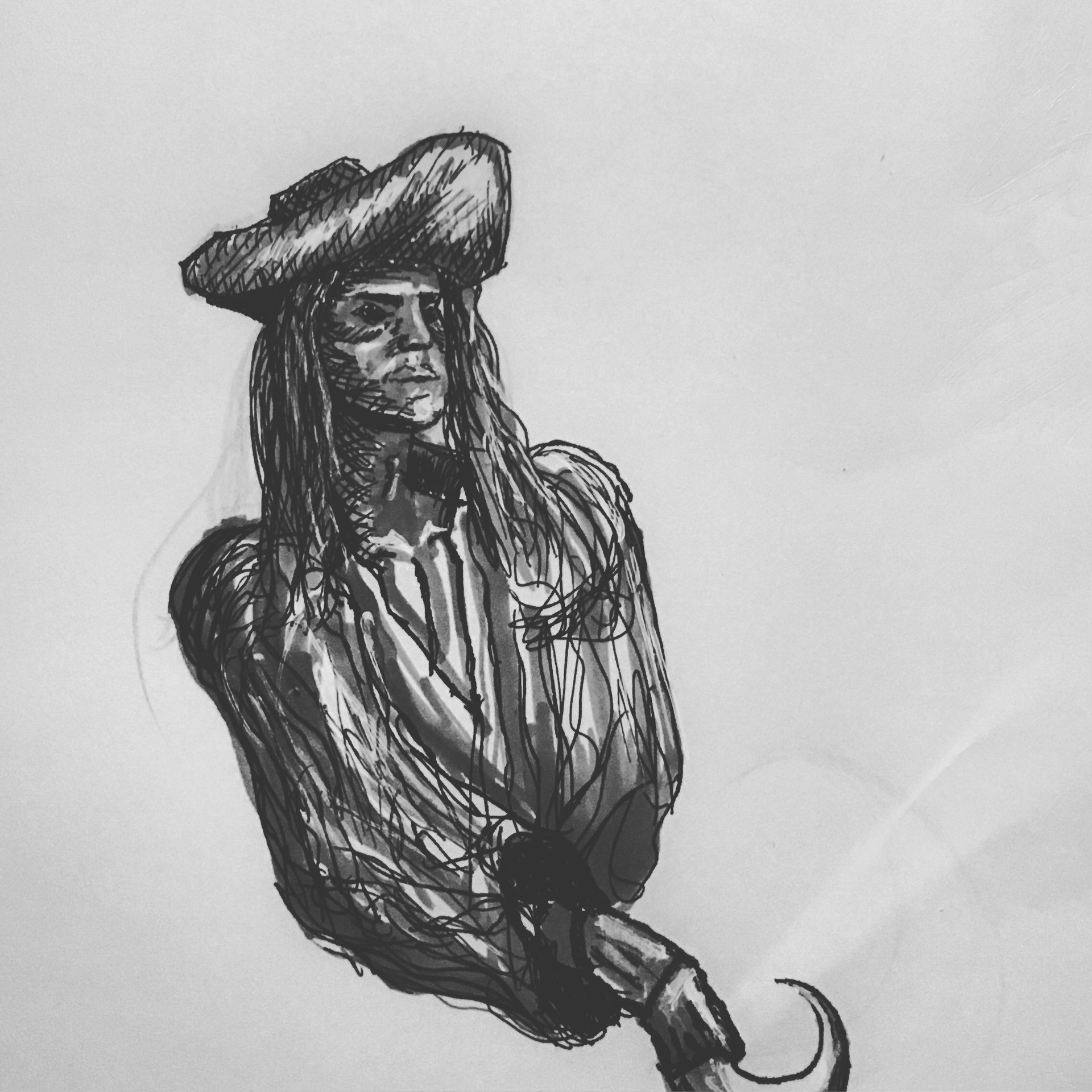 1920x1920 Scott Newman - Pirate Sketch