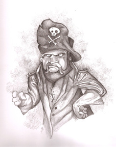 237x299 Yet Another Pirate Arghh! - Pirate Sketch